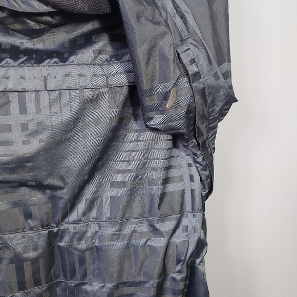 Oakley Light Spring Fall Black & Gray Trench Coat Jacket, Medium - Picture 7 of 10